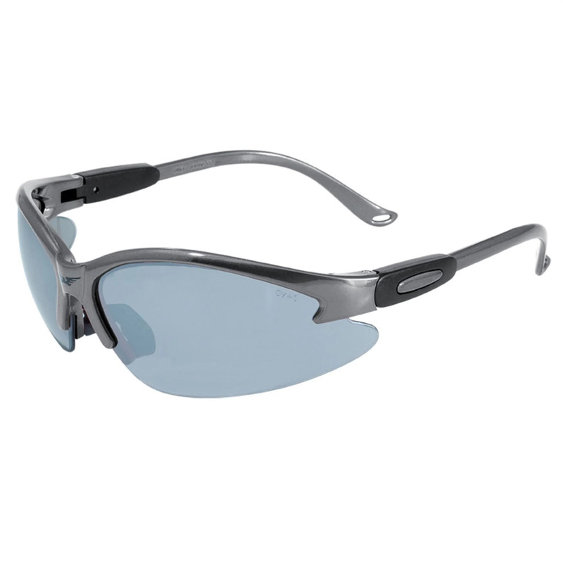 Cougar Gray Frame Flash Mirror Safety Lenses